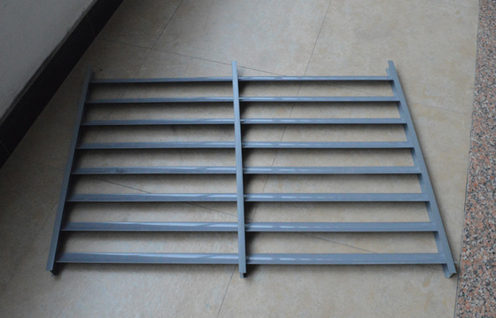 PVC-Luft-Jalousien Kühlturm-zentraler Grill-im externen Wand-Regen-Beweis